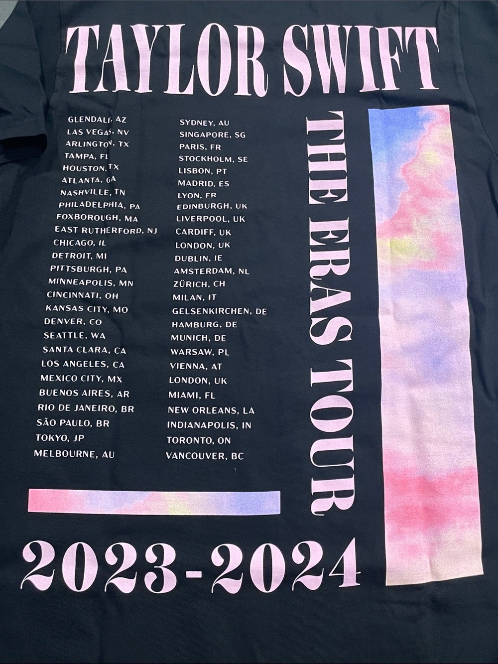 Taylor Swift The Eras Tour Lover Oversized T-Shirt Small New - Picture 5 of 9